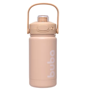 Garrafa Térmica Parede Dupla Bege 350ml 19734 - Buba