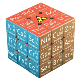 Cubo Mágico 3x3 Tabela Periódica Impressa Sem Adesivo Para Estudantes