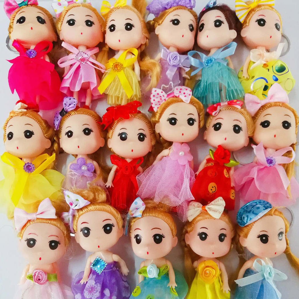10pcs Novo Estilo 12cm Pingente de Bolsa de Bonecas Vinil Doll Girl Doll Toy Reward Pequeno Presente