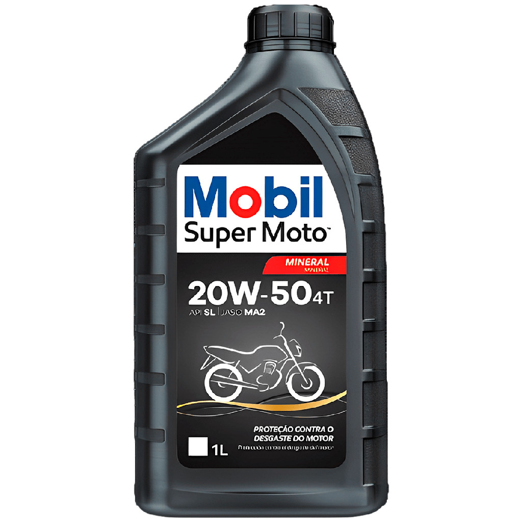 OLEO MOBIL SUPER MOTO 4T 20W50 API SL 1L-123073