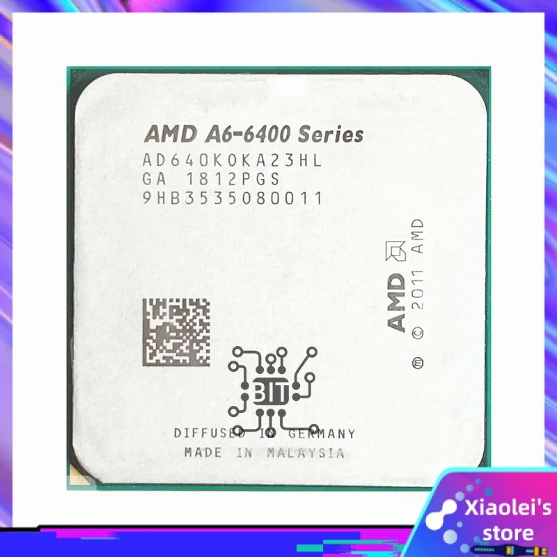 Processador Cpu Amd A6 Series A6 6400k A6 6400 A6 6400k 3 9g 65w Dual Core Ad640koka23hl