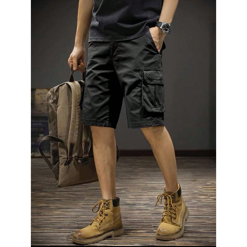 Bermuda CARGO Com BOLSO Masculina Streetwear ELASTICO