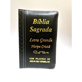 BÍBLIA SAGRADA (MÉDIA ZÍPER) PRETO