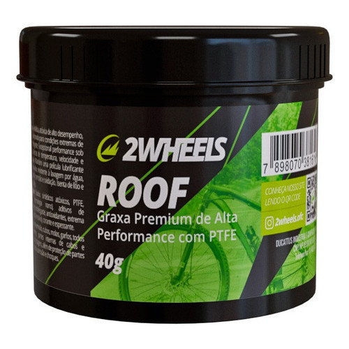 Graxa de Bicicleta Roof Alto Desempenho Premium 40g 2wheels