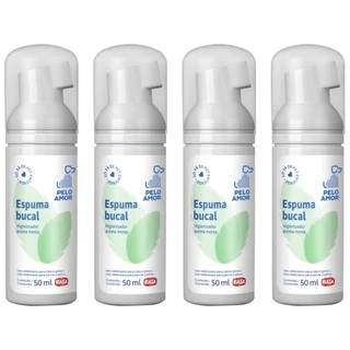 Espuma Bucal 50ml - Ibasa - 4 Unidades