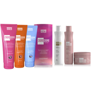Progressiva + Kit Cronograma + Pós-Progressiva 300ml/250g