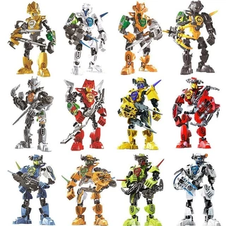 Hero Factory Star Warrior Bionicle Building Blocks Furno Evo Combinado Robot Mech Modelo Tijolos Brinquedos Para Crianças Presentes de Natal EAIU