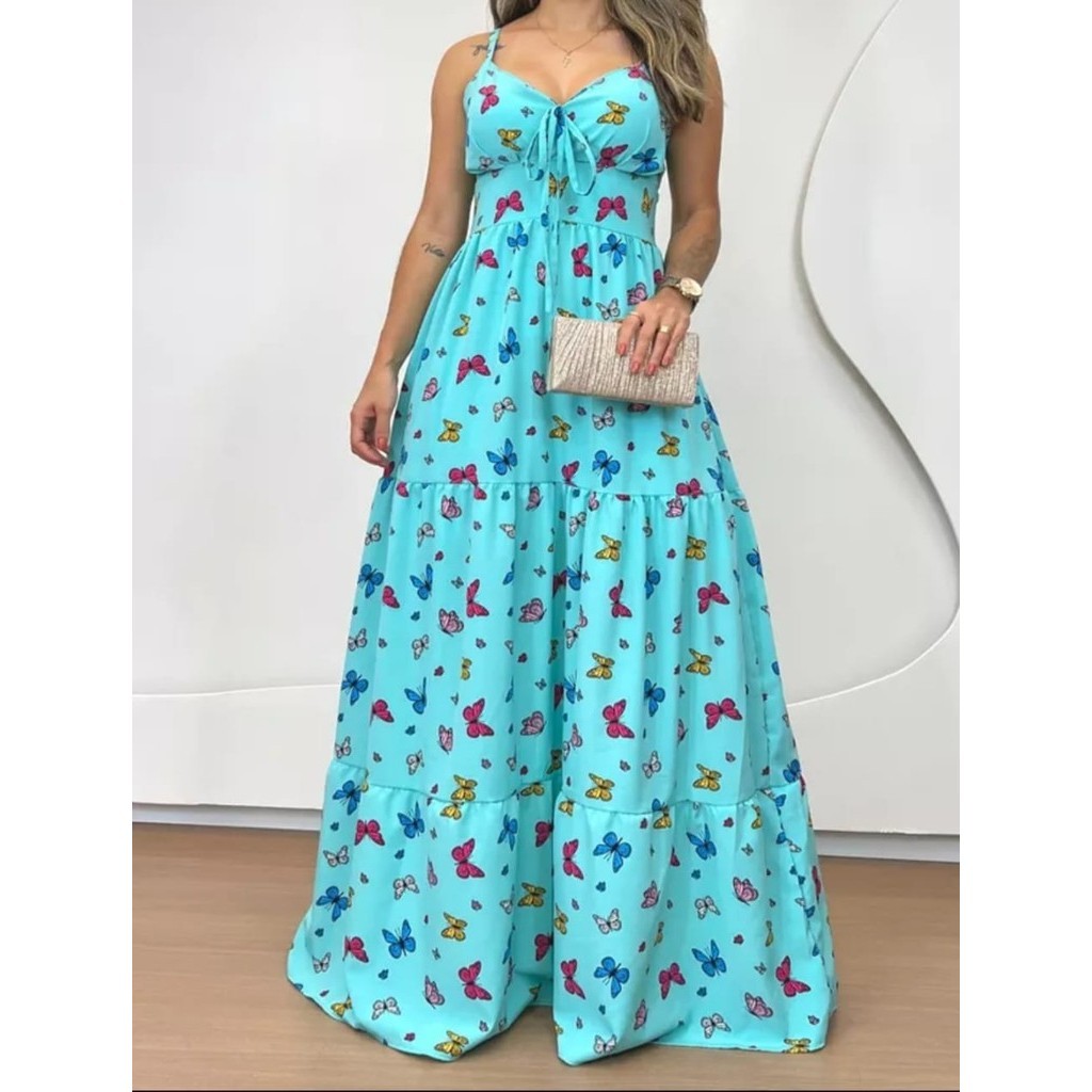 Vestido longo para orders pessoas magras