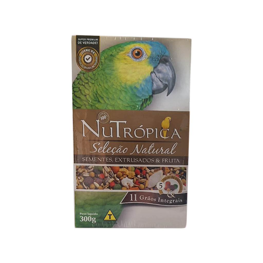 Ração Nutrópica Papagaio Seleção Natural 300g