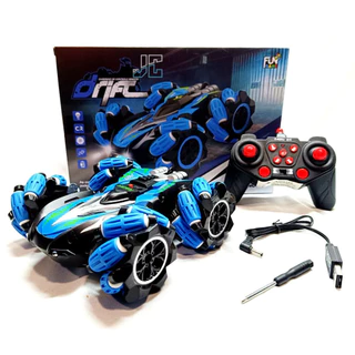 Carrinho dew Controle Remoto Stunt Acrobatico Rancing Drift
