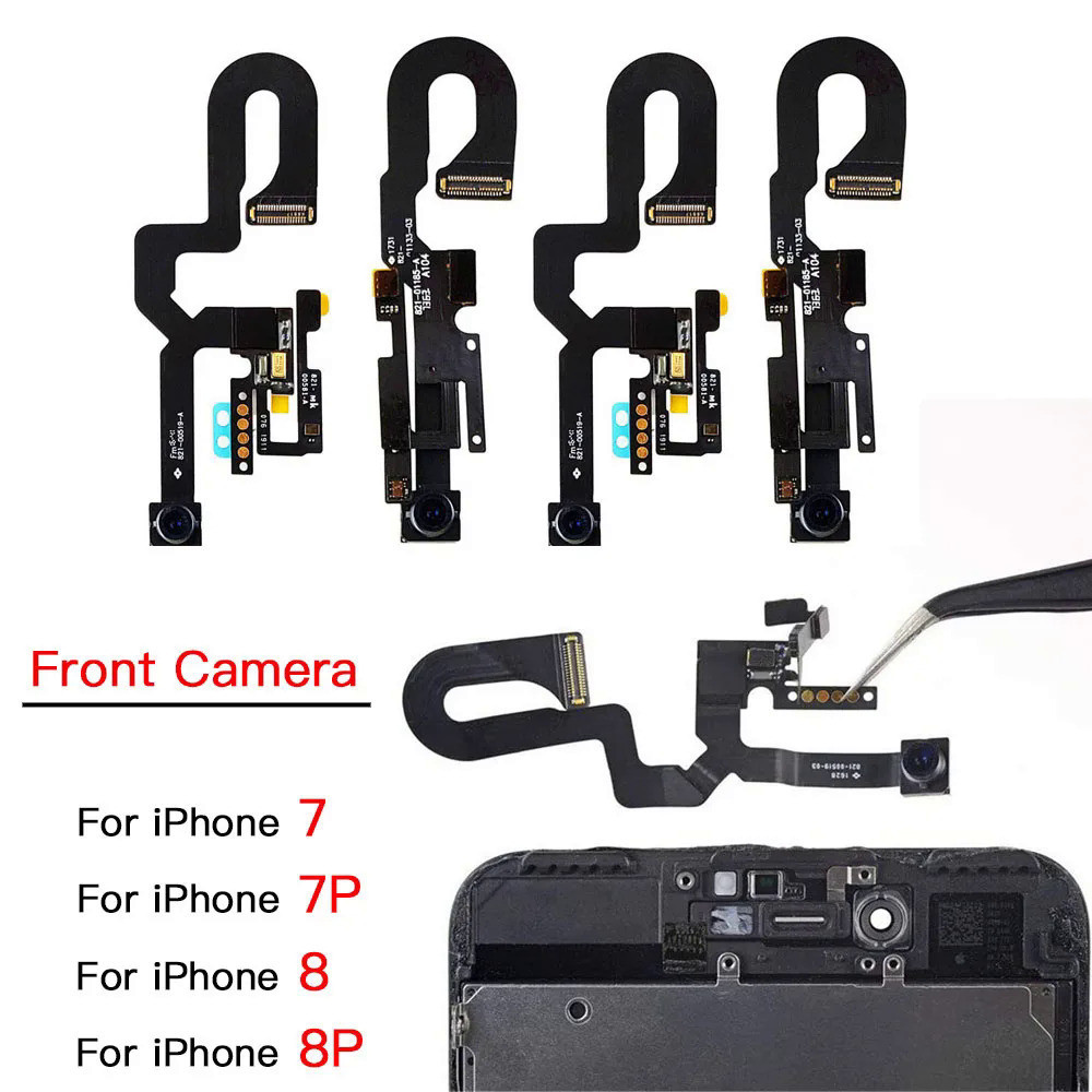 Câmera Frontal Cabo Flex Para Iphone 7 7 8 Plus Face Camera Com