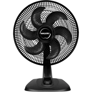 Ventilador Mallory Mesa Parede Turbo Fresh Preto 40cm 110V
