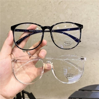Óculos Para Estudantes Anti-Radiação Mulheres Ovais Azul Com Estrutura Oval Computador Lentes Substituíveis
