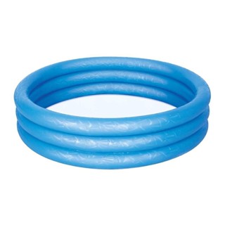 Piscina inflável Play de 101 litros infantil com 3 anéis - Bestway (Azul)