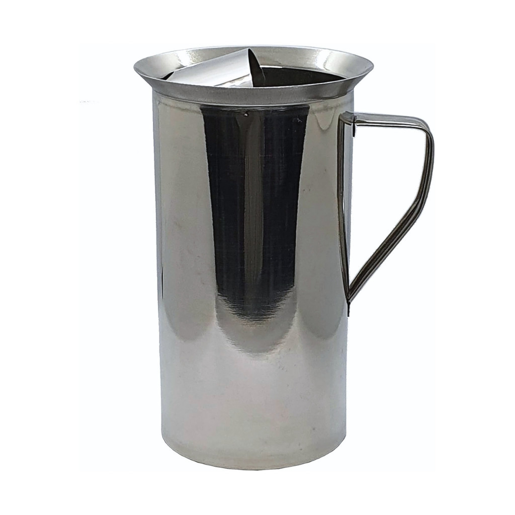 Jarra de Vidro com Tampa Inox 1,2L DCasa Casa Freitas - Casa Freitas