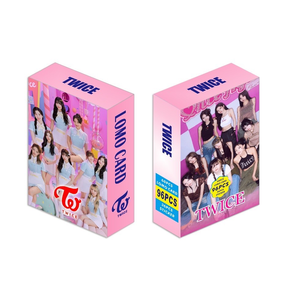 92-96pcs/box TWICE Photocards With You-th Lomo Cards Stickers