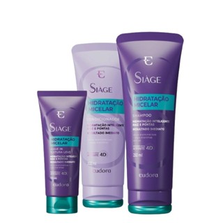 kit Eudora Shampoo Condicionador Lean in Hidratação Micelar