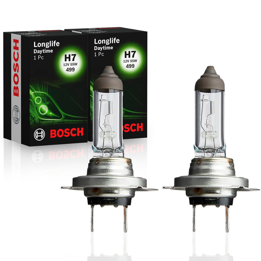 Bosch Lampe De Phare Longlife Daytime H4 12V 60/55W - Durée De Vie Multipliée Pour Usage Quotidien