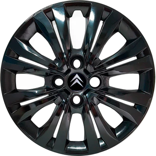 Calota Aro 15 Citroen C3 preta Black Piano G246pbu