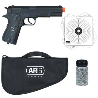 Pistola Wingun Rossi 4.5mm + 1K Esfera de Aço + Capa