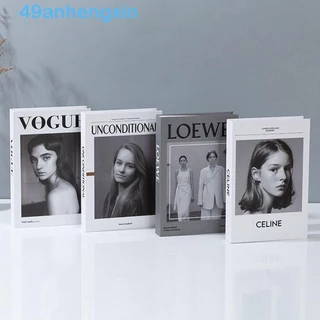 ANHENGXIN Livros Falsos , Modelo De Livro Espesso Estilo Nórdico , Simulação De Moda De Múltiplos Estilos Luxo Exposição De Sala De Ornamentos