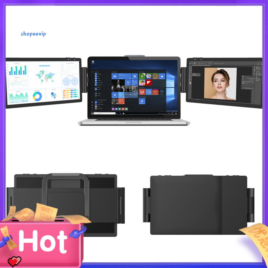 SPVPZ Monitor De 12 Polegadas Projeto De Tela Dupla 1920 * 1080 16 : 9 ...