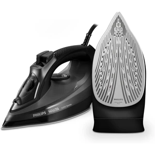 Ferro de Passar a Vapor Philips Walita Serie 5000 DST5040 Base SteamGlide Plus Preto