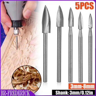 Oi 5 Pcs Broca Para Esculpir Madeira Kit De Ferramentas Rotativas Acessórios