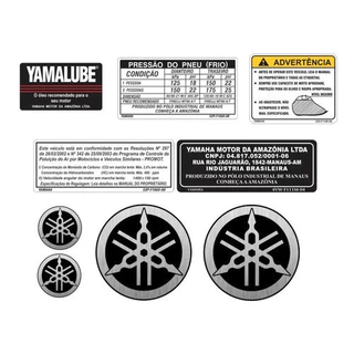 Adesivo Kit Emblema Etiqueta Logo Yamaha Tenere