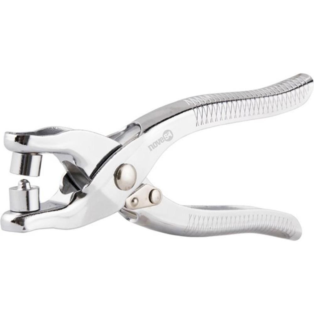 Alicate para ilhos em aço cromado com 100 ilhoses - Nove54