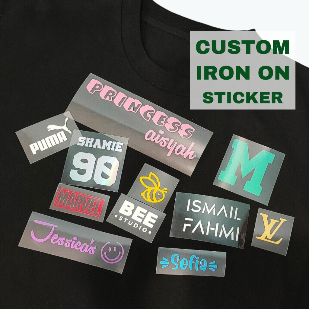 Adesivos Personalizados Para Camisetas Adesivo De Tecido DTF-Ferro ...