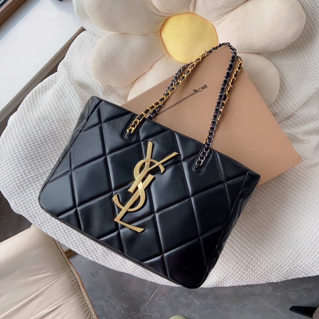 Ysl Moda Viajante Combina Com Tudo Leve Luxo Feminino Bolsa De Corrente ...