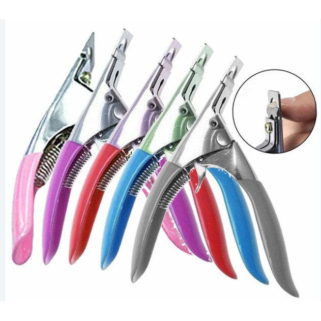 Alicate Cortador De Unha Postiça Gel Tips Acrigel