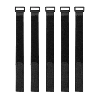 Abraçadeiras De 5 Peças De Velcro Reutilizáveis , Cintas De Cabo De Fixação Multiuso Ajustáveis Gancho E Laço De
