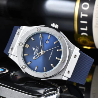 2022 Nova Moda HB 6 Pontos Multifuncional Relógio De Quartzo/Banda De Aço Masculino