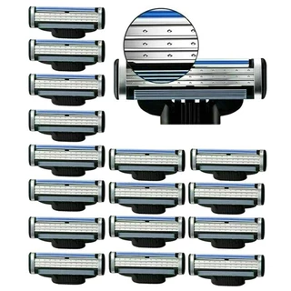 16Pcs/12PCS/8PCS/4PCS Substituições Para MACH 3 Lâminas De Barbear Masculinas Refil De Cartuchos
