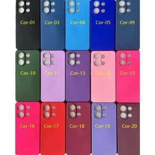 Capa Capinha Anti impacto Para Celular Xiaomi Redmi Note 13 4G - Com Interior Aveludado de Silicone / 014NT - CP 014