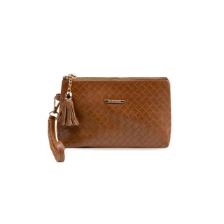 Necessaire de Viagem Feminina Pequena Olivia Caramelo