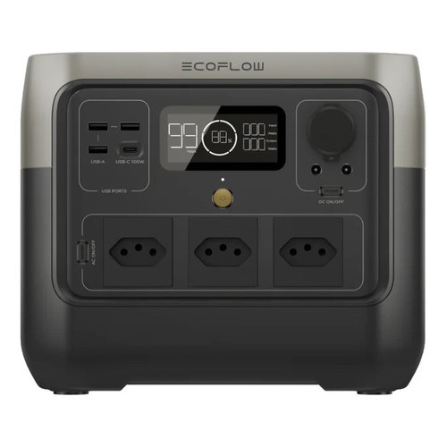 Estação De Energia Portátil Ecoflow Gerador 800W bateria 768Wh