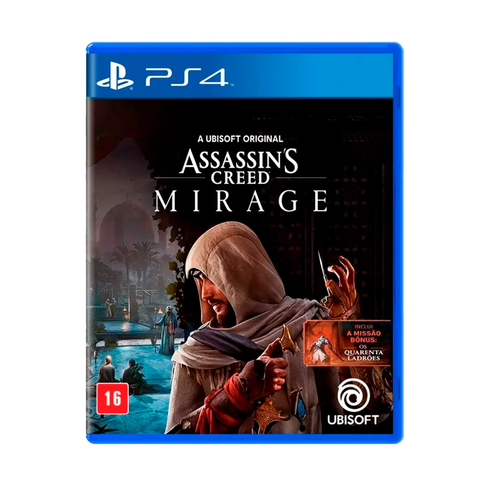 Jogo Assassin's Creed Mirage PS4 Mídia Física Lacrado
