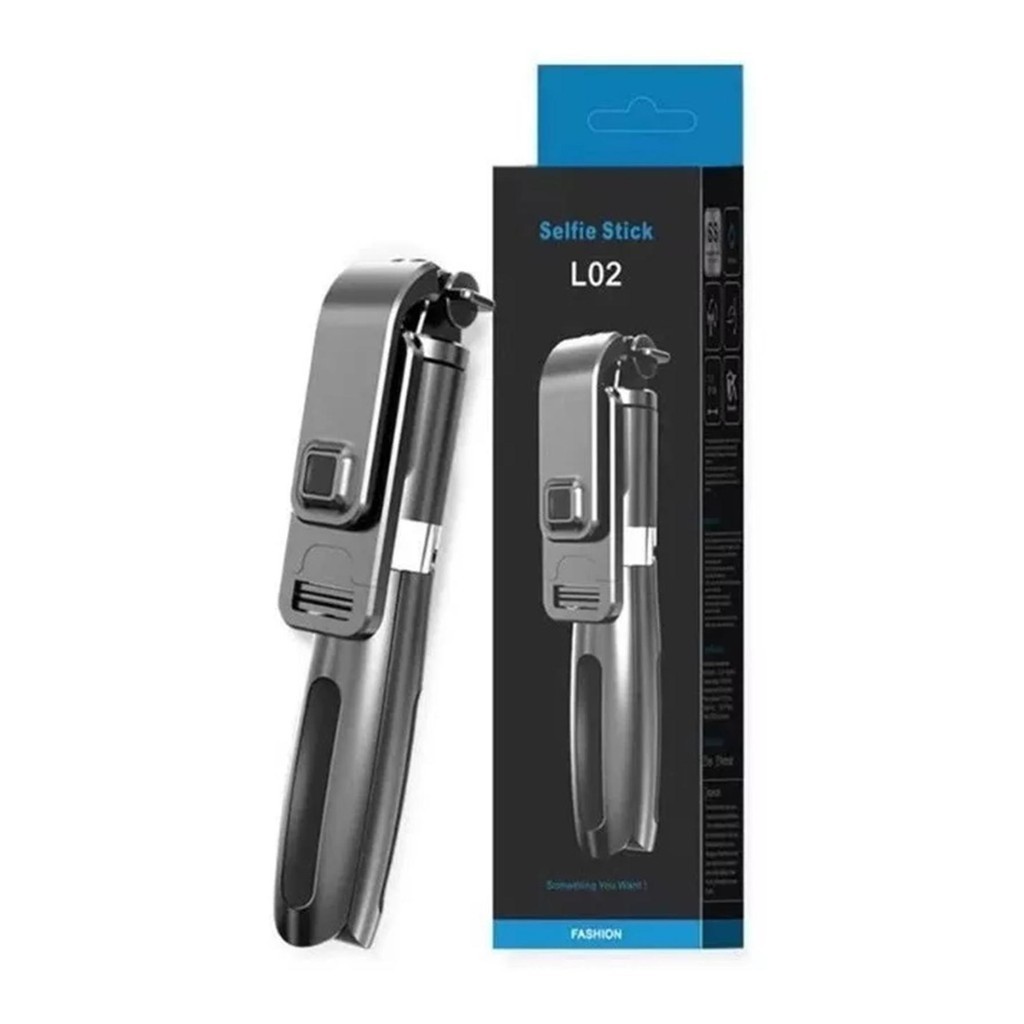 Bastão De Selfie Stick L02 Com Bluetooth E Tambem Tripe mesa C