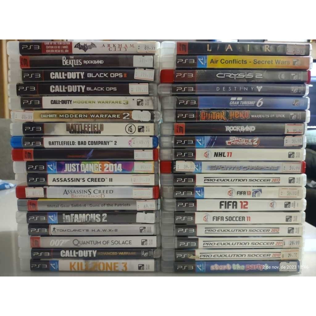 Jogos playstation 3 - Mídia física originais ps3
