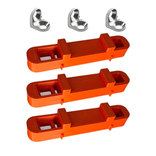 Kit 3 Gabarito Instalador Duplo - Suporte L Cadeirinha (13 e 17mm)