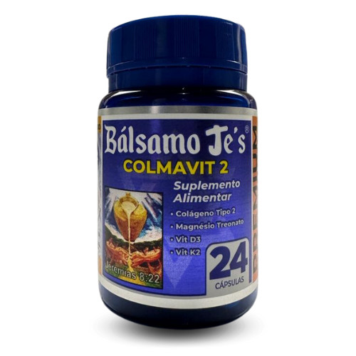 Kit 3 Bálsamo Je's Colmavit 2 Premium Suplemento Natural 24 Cápsulas ...