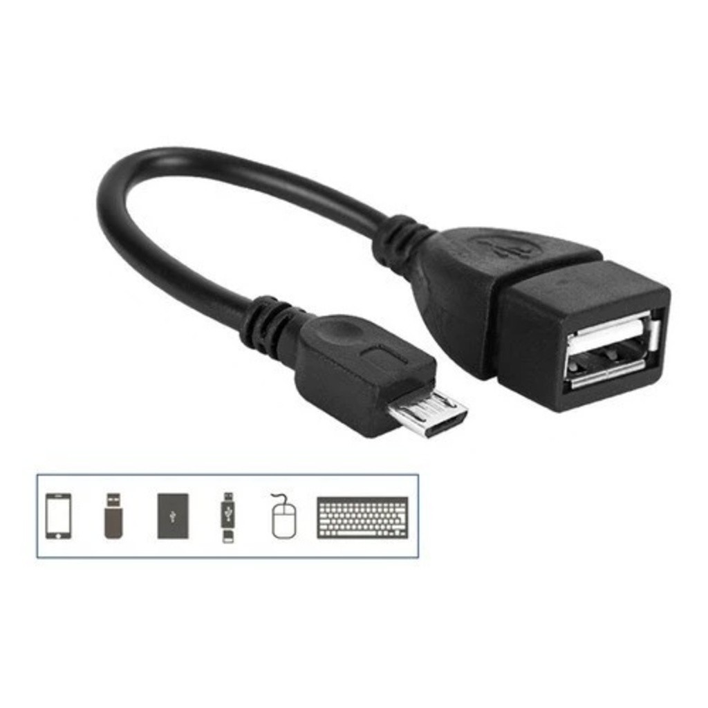 Cabo Otg Usb Tablet Celular Pendrive V8 | Shopee Brasil