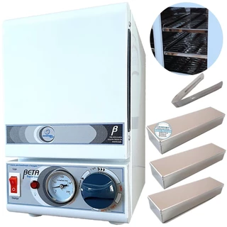 Estufa Esterilizadora Beta + 3 Estojos (Marmitas) - Manicure em Oferta na Shopee