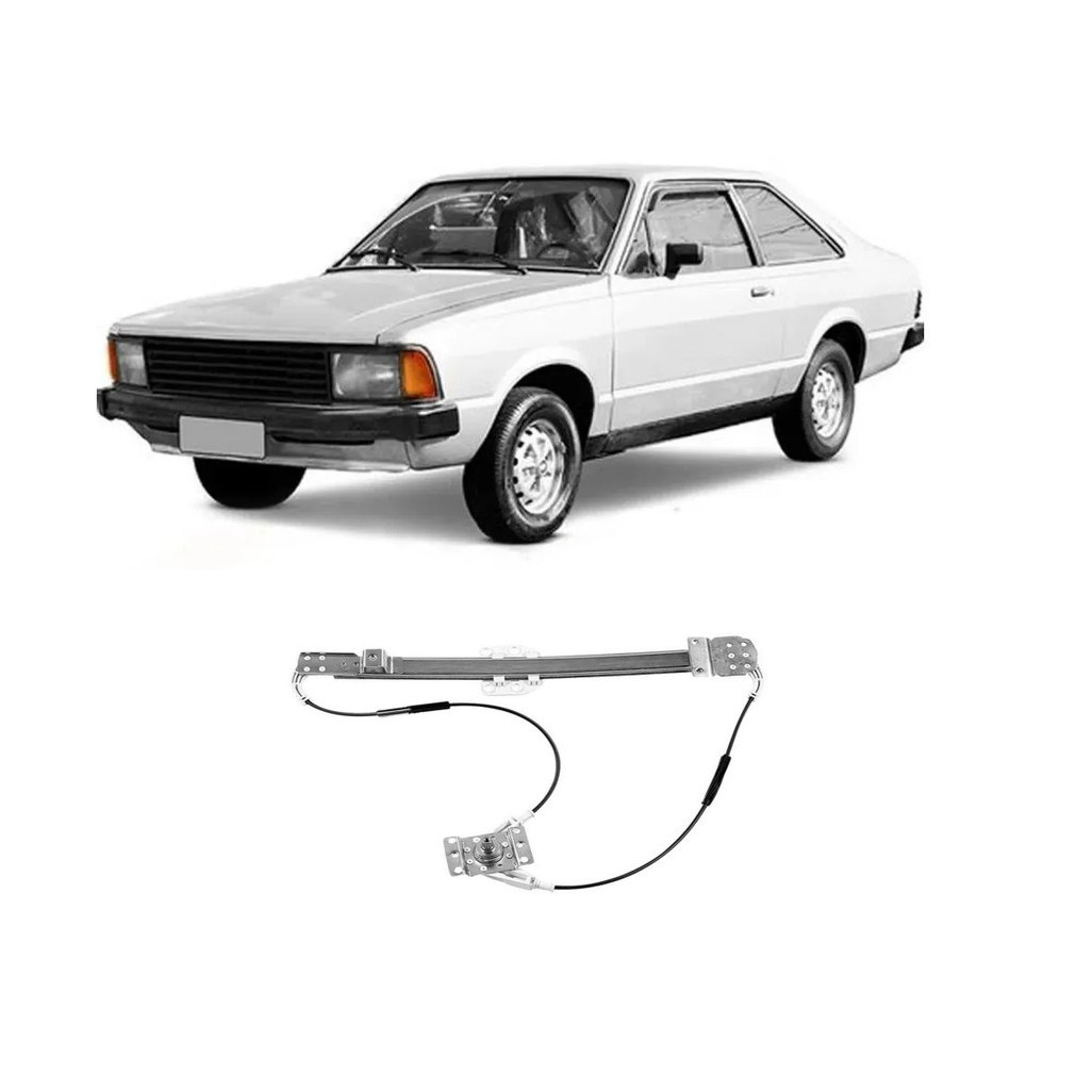 MAQUINA VIDRO DIANTEIRA DEL REY CORCEL 2P 1982 1991 DIREITO | Shopee Brasil