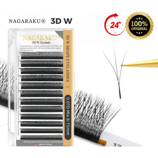 Cílios Nagaraku Egípcio 3D W Mix Unitário Curvatura D 8 ao 15 Extensão Alongamento