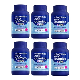 Kit 6 Vitamina Kids 60 Cápsulas - Neo Química