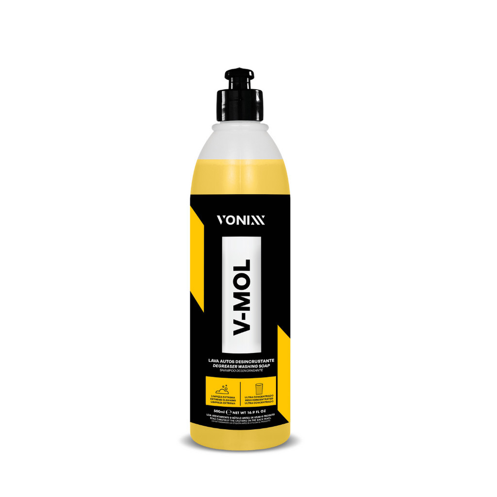 SHAMPOO DESENGRAXANTE LAVAGEM AUTOMOTIVA V-MOL VONIXX 500ML